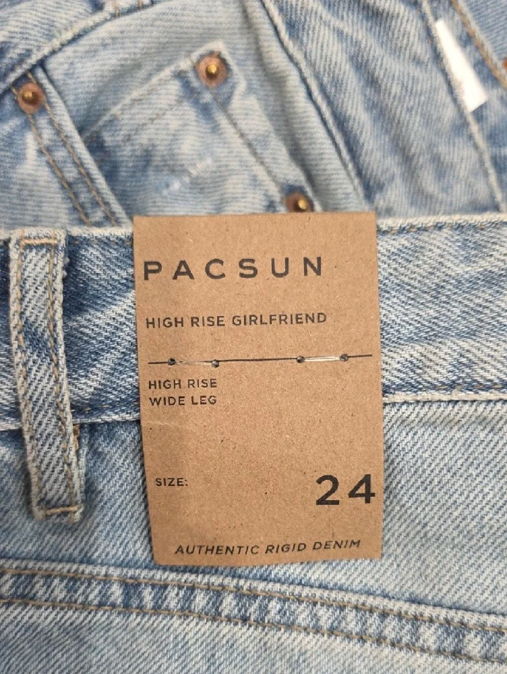 Pacific‎ Sunwear Light Blue Wide Leg Women's Jeans